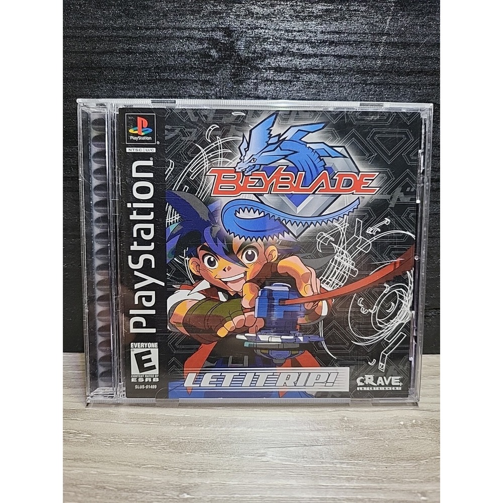 Beyblade Sony PlayStation 1 PS1 2002 Crave Entertainment CIB SLUS-01489